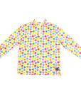 Unisex RF Quarter Zip Convo Hearts - Multicolor