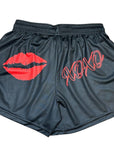 RF Women's XOXO Booty Shorts - Black/Red