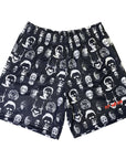 RF Mesh Horror Shorts Black