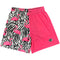 Swim trunks Split Flamingo Pink/Black