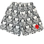 RF Men's Mesh Horror Clown Shorts - Black/White