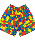 RF Mesh Colored Block Shorts