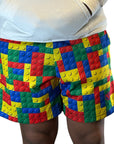 RF Mesh Colored Block Shorts