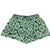 Women's Snakeskin Shorts - Green