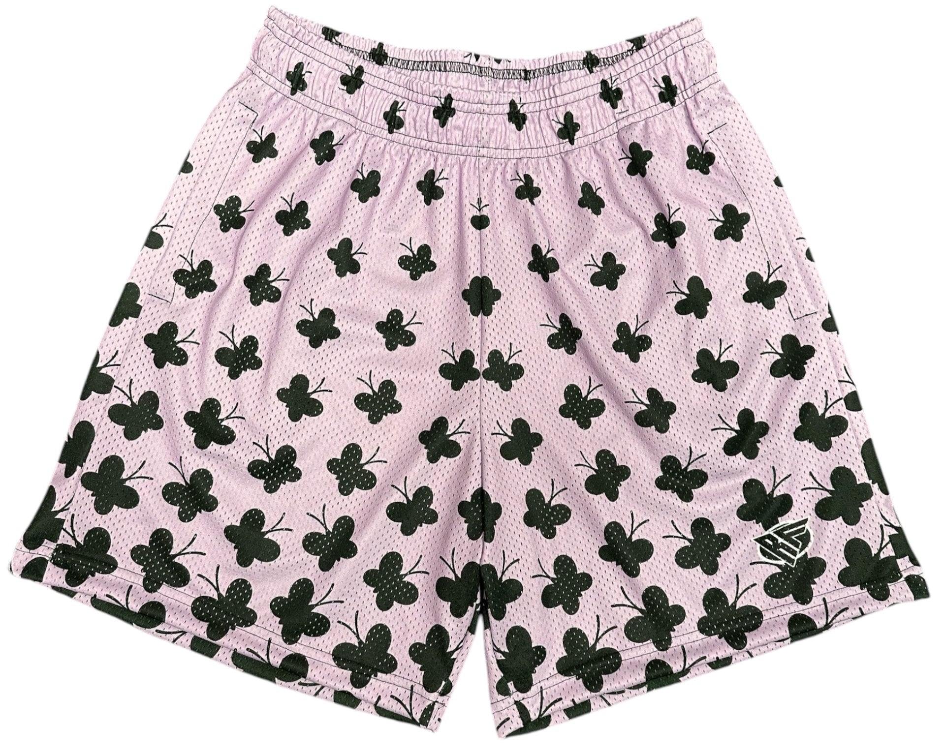 RF Men&#39;s Mesh Butterfly Shorts - Pink/Lilac