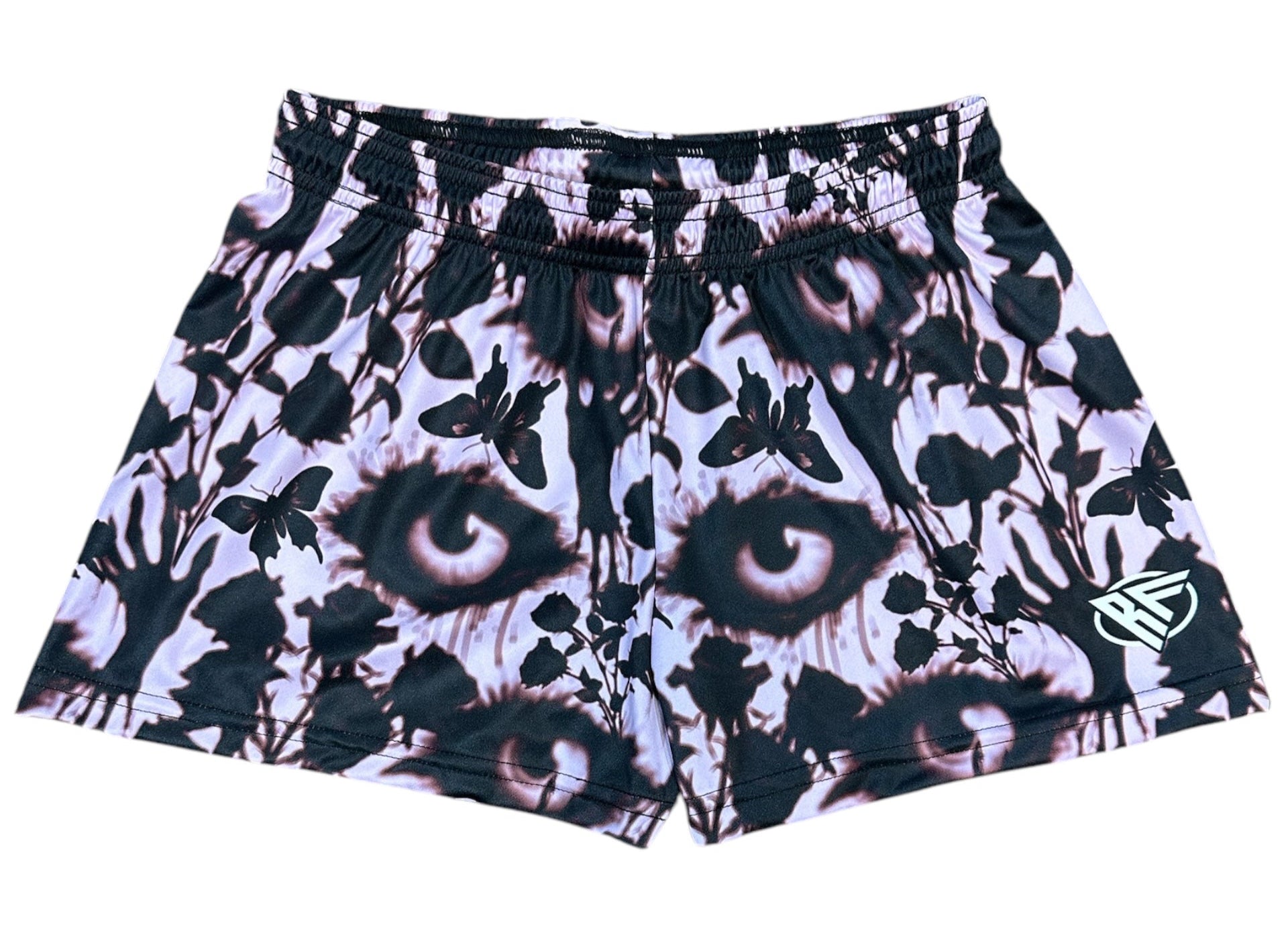 RF Women&#39;s Creepy Garden Shorts - Twilight/Black