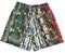 Men's Mesh Tree Camo Shorts - Mexico Flag