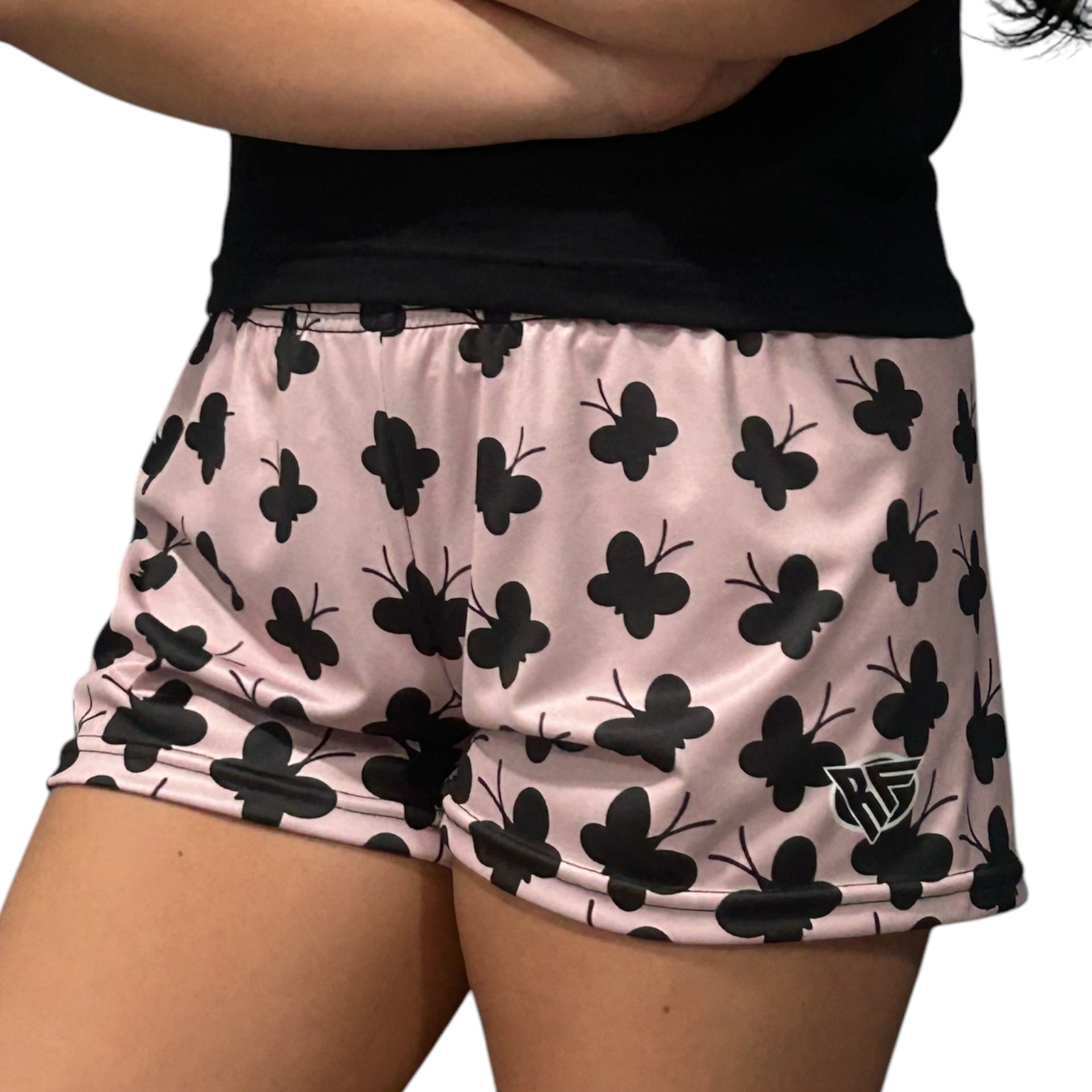 RF Women&#39;s Butterfly Shorts - Pink/Lilac