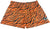  Animal Print Shorts - Tiger - Orange/Black