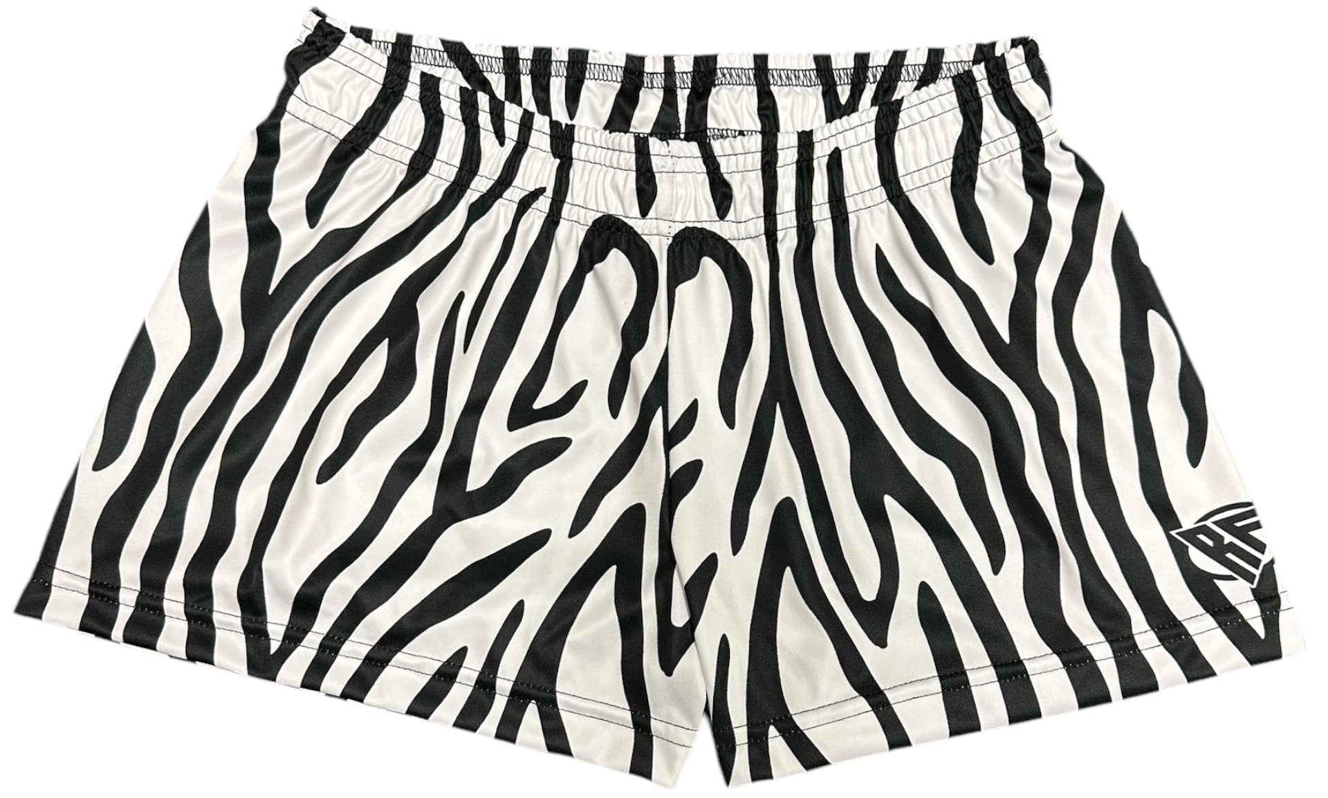 RF Women&#39;s Animal Print Shorts - Zebra - Black/White