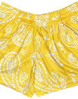 RF Women's Paisley Pocket Shorts - Yellow/White