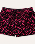 RF-Wear Women's Polka Dot Shorts - Black/Pink