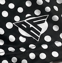 RF-Wear Women's Polka Dot Shorts - Black/White