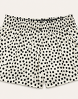 RF-Wear Women's Polka Dot Shorts - Cream/Black