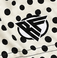 RF-Wear Women's Polka Dot Shorts - Cream/Black