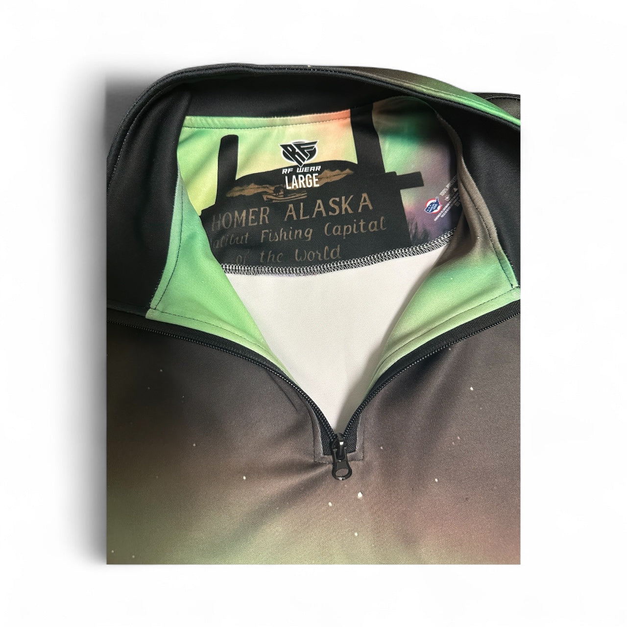 RF Wear Men&#39;s Borealis Top - Multicolor - Product Inside Collar View