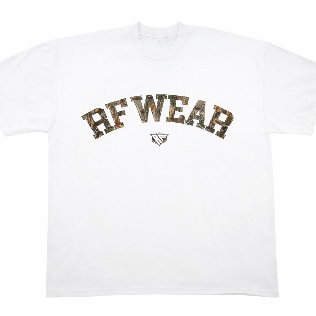 RF-Wear Camo T-Shirt in White