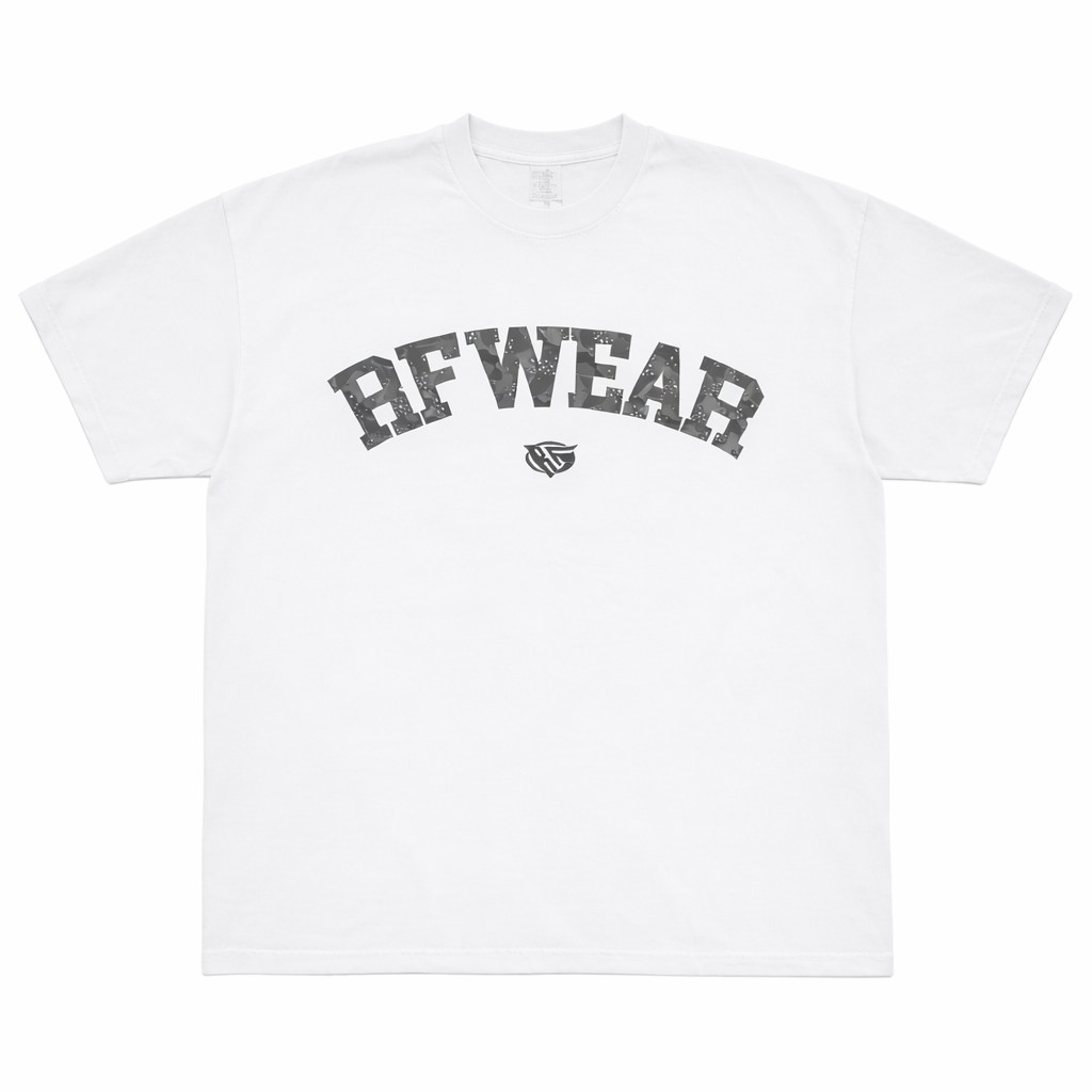 RF-Wear Desert Camo T-Shirt in White