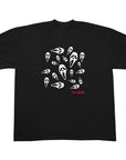 RF-Wear Ghost Faces T-Shirt in Black