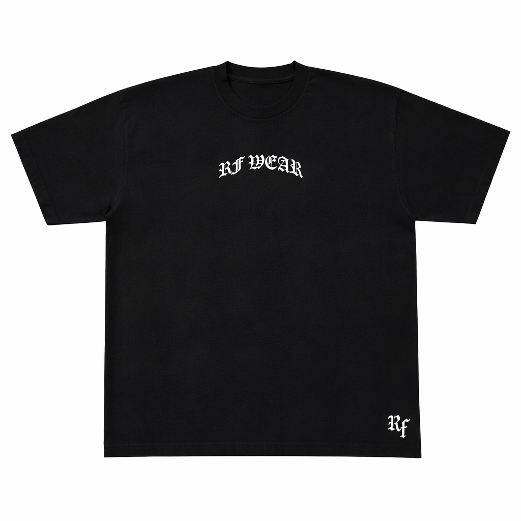 RF-Wear Mini Print T-Shirt in Black