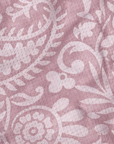 Close-up of RF-Wear Paisley Shorts in Mauve/White
