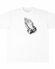 RF-Wear Praying Hands T-Shirt in White