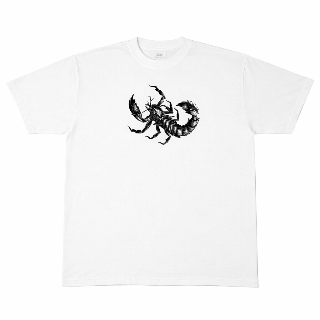 RF-Wear Scorpion T-Shirt in White