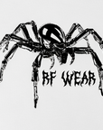 Close-up of RF-Wear Spider T-Shirt in White