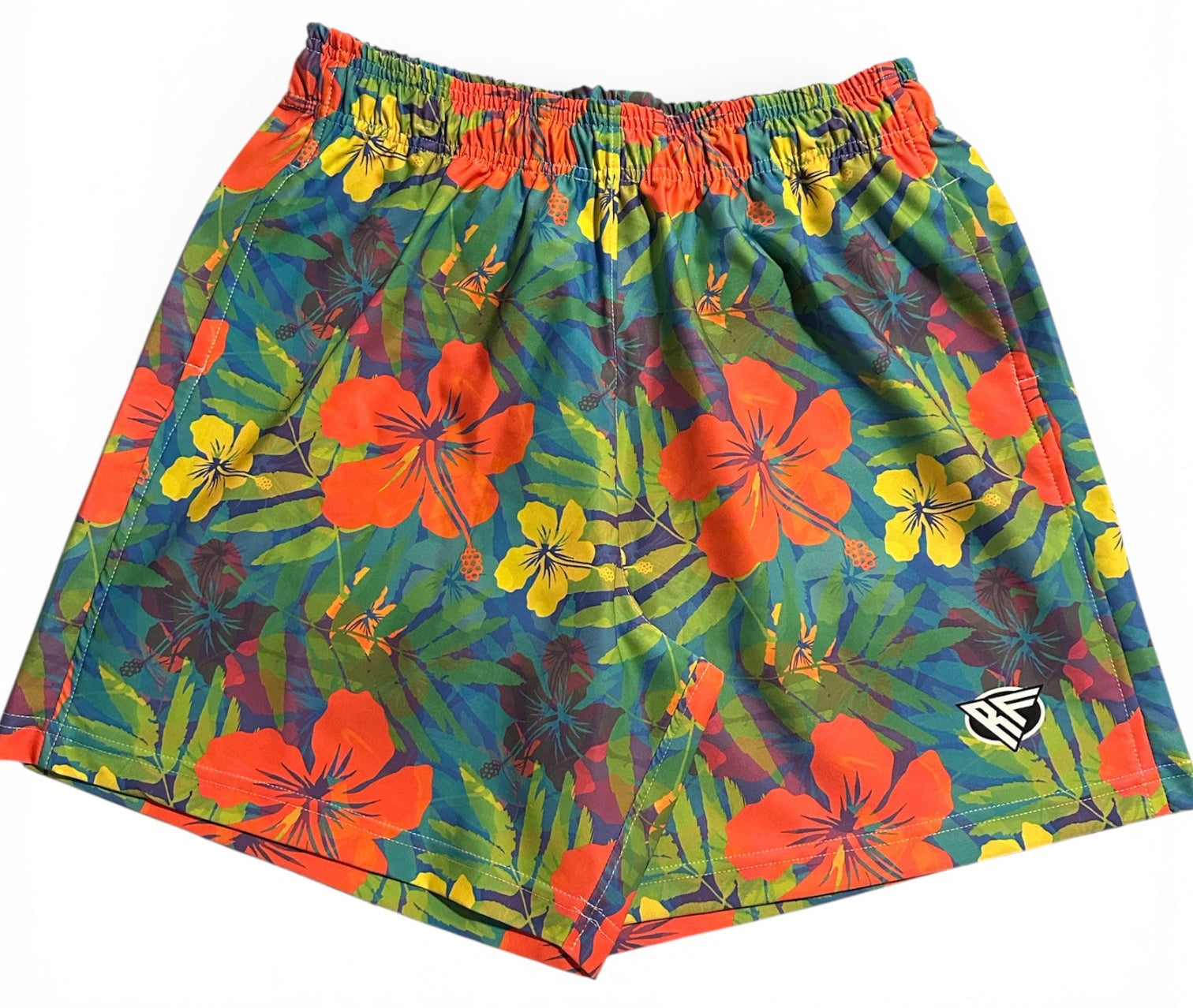 RF-Wear Swim Trunks Hawaiian Watercolors