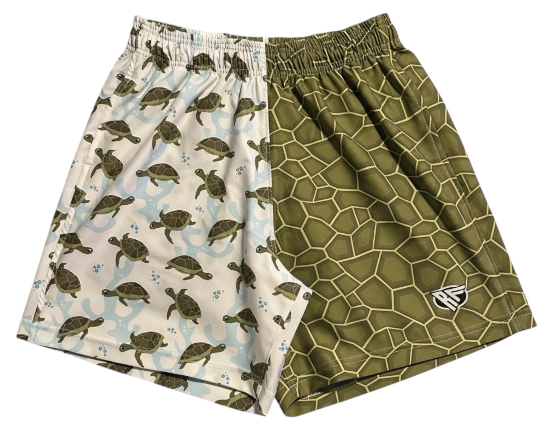 RF-Wear Swim Trunks (Lined) Split Island Turtles