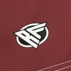 Close-up o RF-Wear Swim Trunks (Lined) Split Koi with RF logo