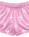 RF-Wear Women's Cross Shorts in Pink