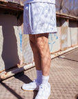 RF Mesh Flame Shorts - White/Grey