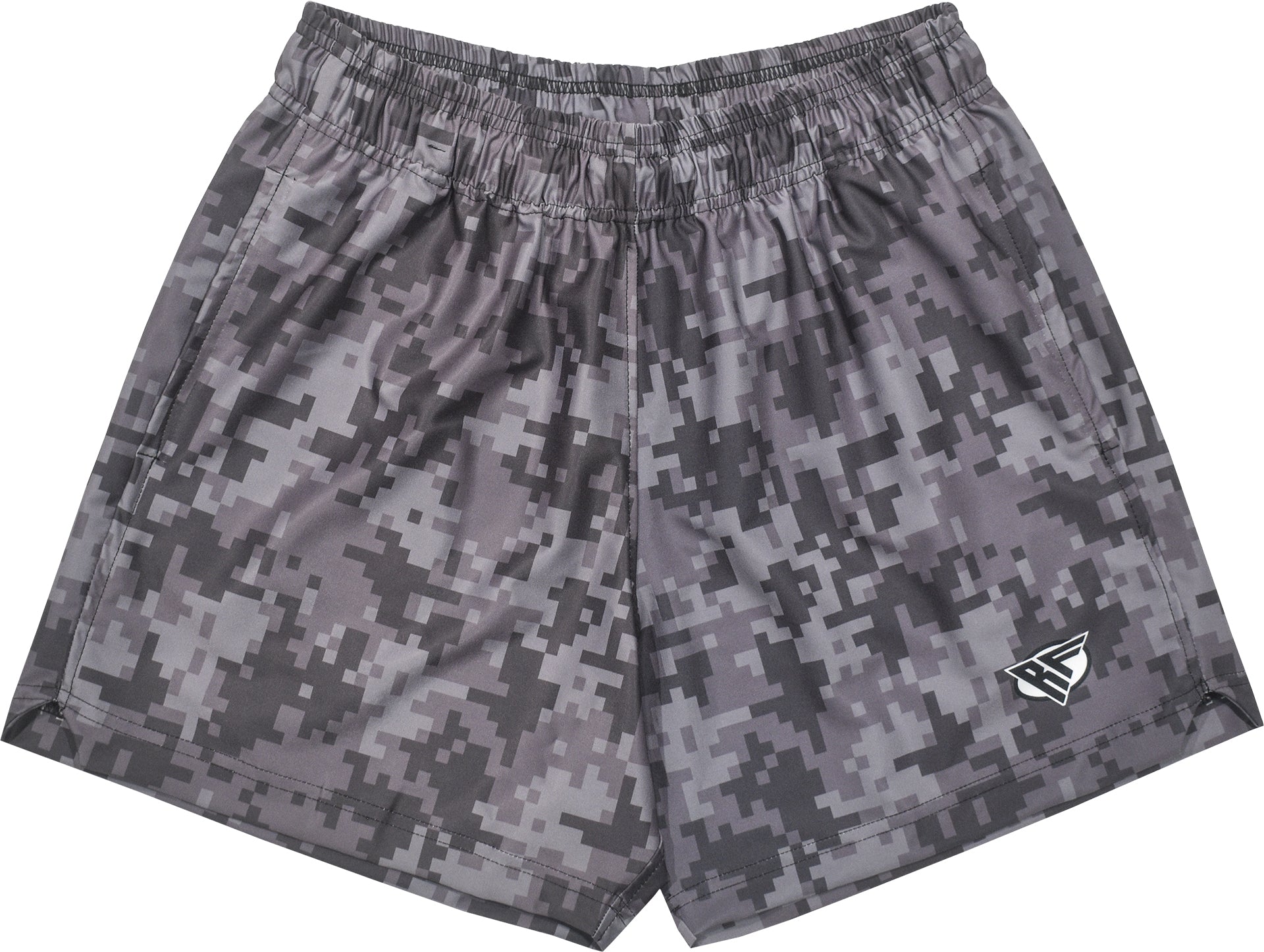 RF Wear Men&#39;s Digital Camo Shorts - Charcoal