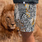 RF Wear Men's Mesh Animal Print Shorts  - Mash-up - Natural Made in USA