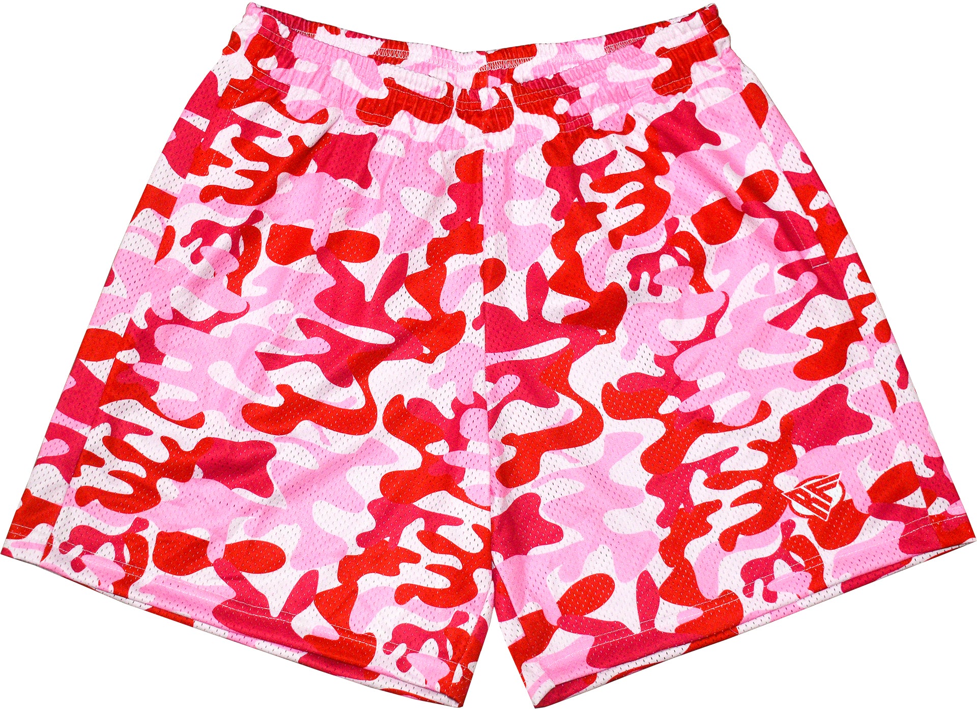 RF Wear Men's Mesh Camo Shorts - Pink