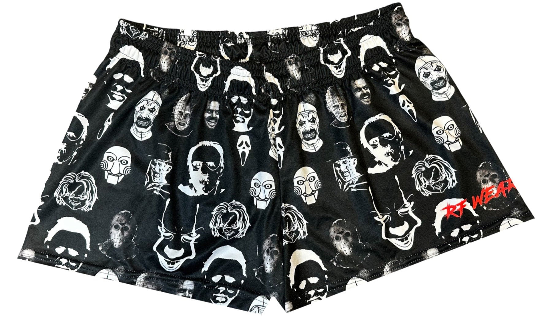 RF Wear Women's Horror Shorts - Black/White
