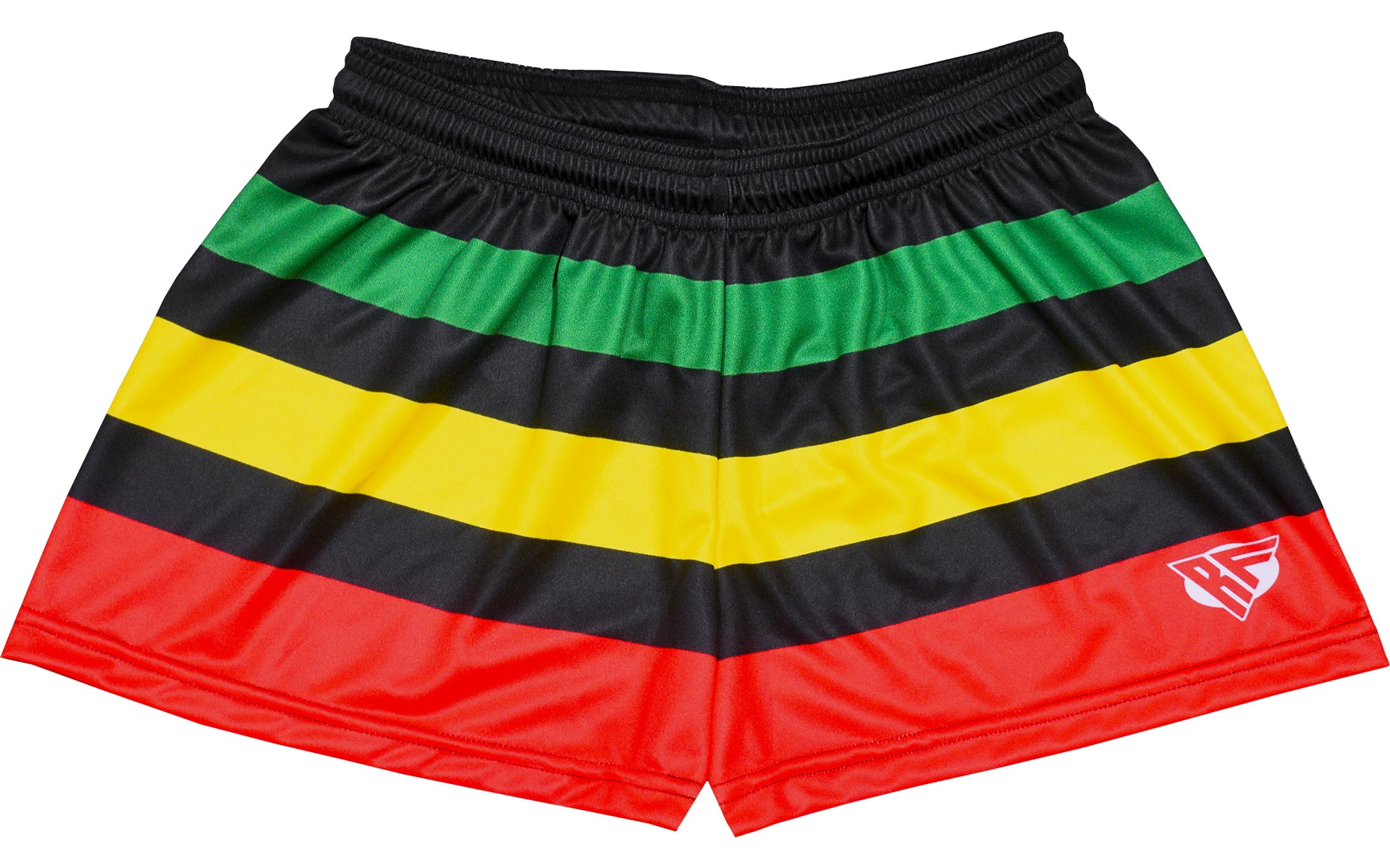 RF Wear Women&#39;s Rasta Shorts - Multicolor