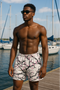 RF Wear Swim Trunks - Cherry Blossom (Lined) Cream - Front