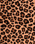 Close-up of RF-Wear Swim Trunks - Cheetah (Lined) in Brown