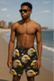 RF Wear Swim Trunks - Patriotic Eagle Red/White/Blue - Front