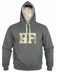 RF-Wear Tree camo Hoodie in Grey Cream