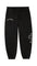 Unisex Cross Heavy Fleece Sweatpants - Black