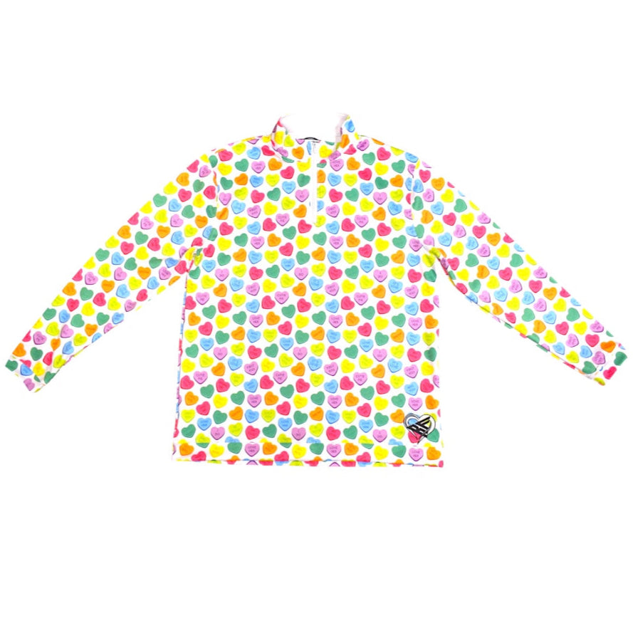RF Wear Unisex Quarter Zip Convo Heart Top Multicolor
