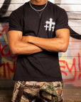 Unisex RF Wear Cross T-Shirt Black