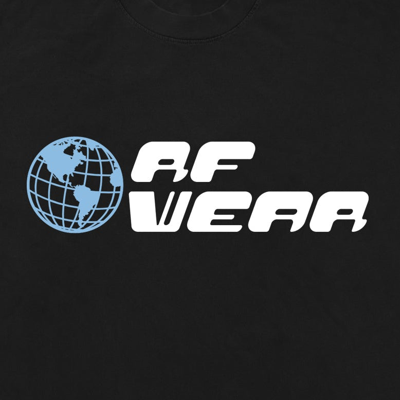 RF-Wear Globe T-Shirt - Black – RFwear