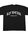 Unisex RF Wear Gothic T-Shirt Black