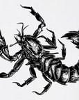 Unisex RF Wear Scorpion T-Shirt - White