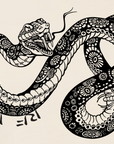 Unisex RF Wear Snake T-Shirt - Ivory