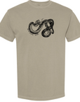 Unisex RF Wear Snake T-Shirt - Sandstone